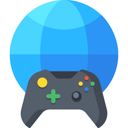 Online game gamepad gamer online game icon