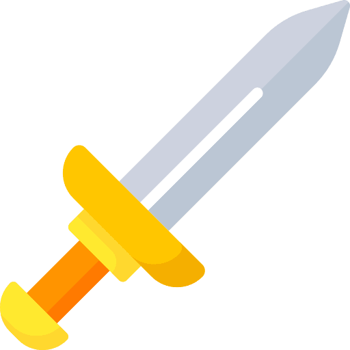 Sword gaming war blade icon