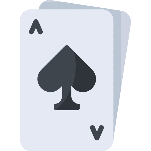 Cards deck ace card icon