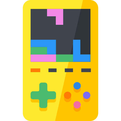 Gameboy game digital hobbies and free time icon