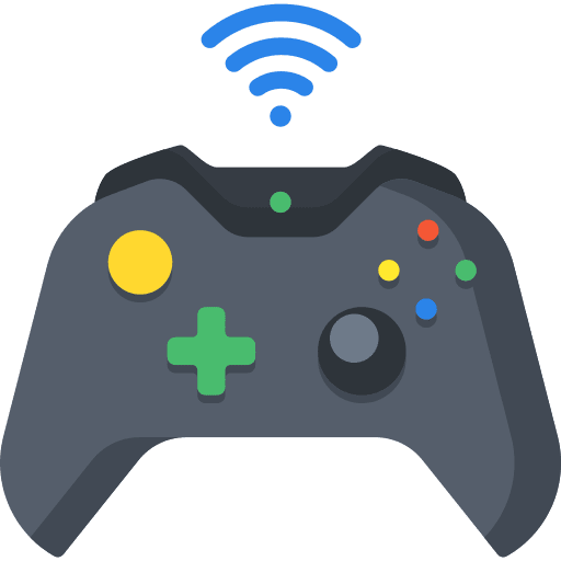 Gamepad wireless joystick electronic icon