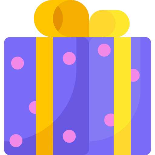 Gift gaming surprise birthday icon