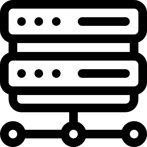 Server hosting ui network icon