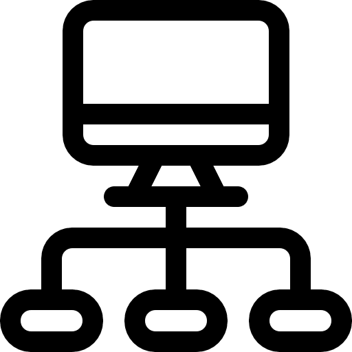 Computer internet network connectivity icon