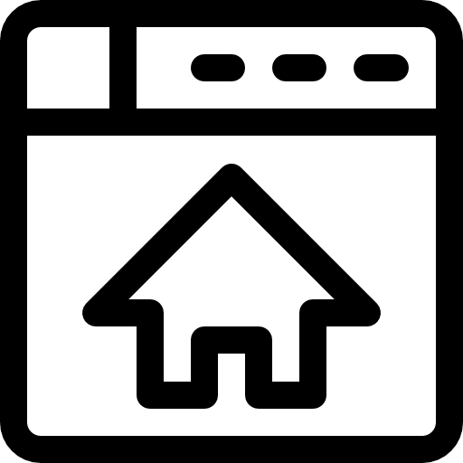 Home page computer seo and web web icon