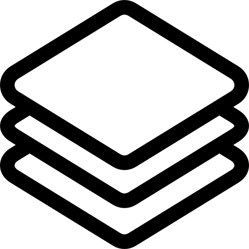 Layers edit tools organized graphics editor icon