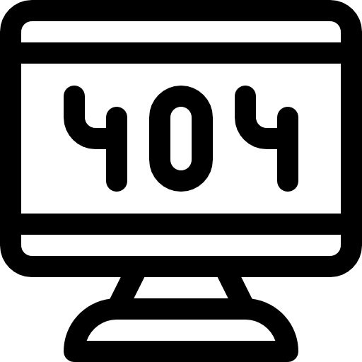 404 404 error computer screen errors icon