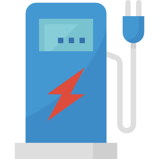 Charging car ecology and environment electric icon