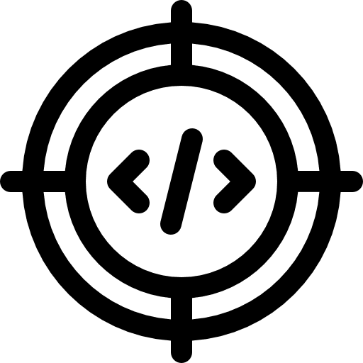 Code symbol chat seo and web icon