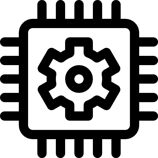 Cpu technology electronics computer icon