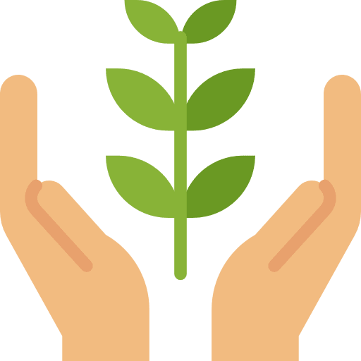 Ecology gardening seed environment icon