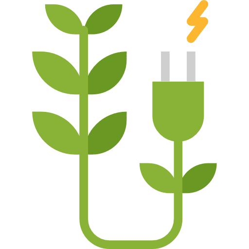 Green energy ecology planet earth energy icon