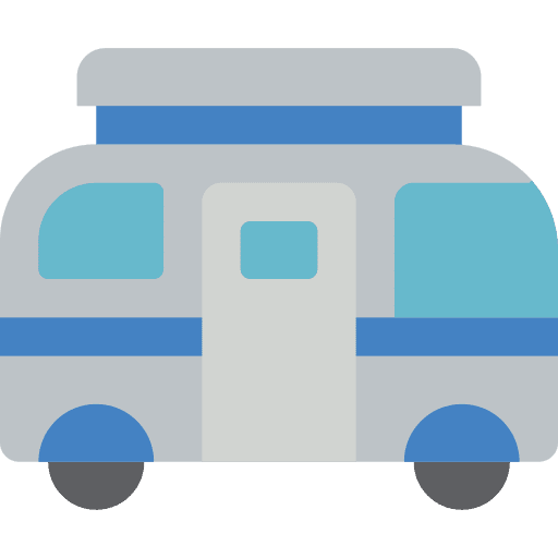 Camper camper van van vehicle icon