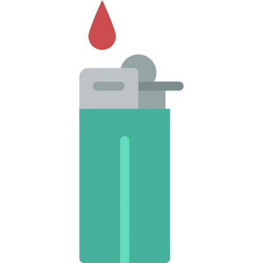 Lighter petrol flaming holidays icon