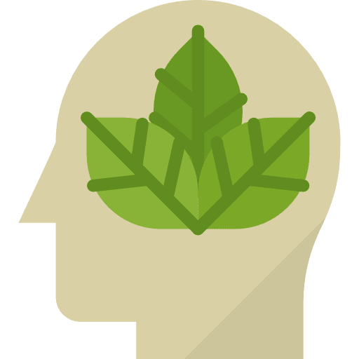 Think green head think green green icon