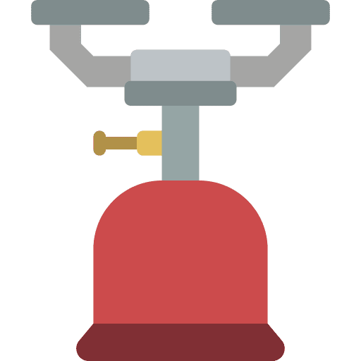 Camping gas flame camping gas fire icon