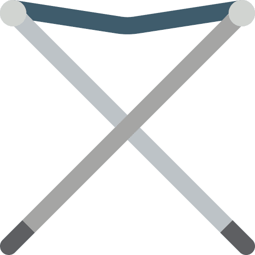 Chair camping tools and utensils chairs icon