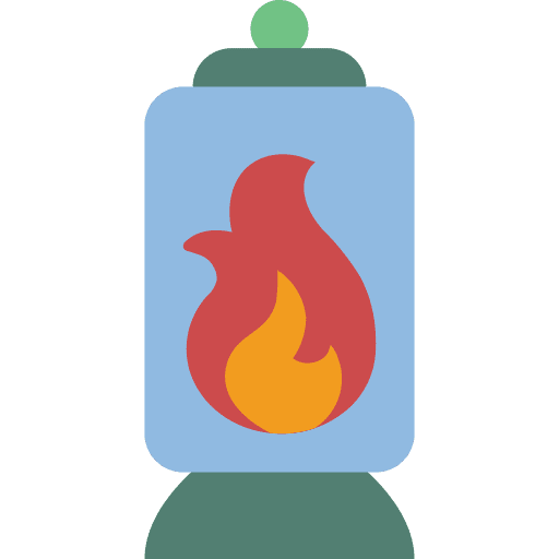 Torch fire flame light icon