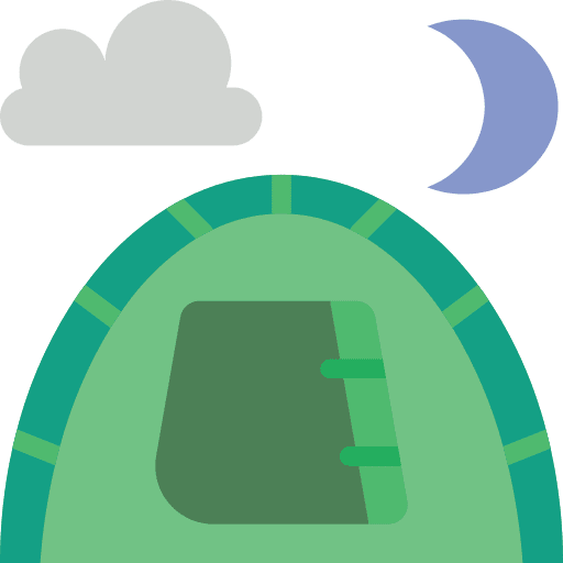 Tent miscellaneous tent travel icon