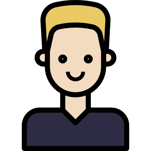 Man profile user avatar icon