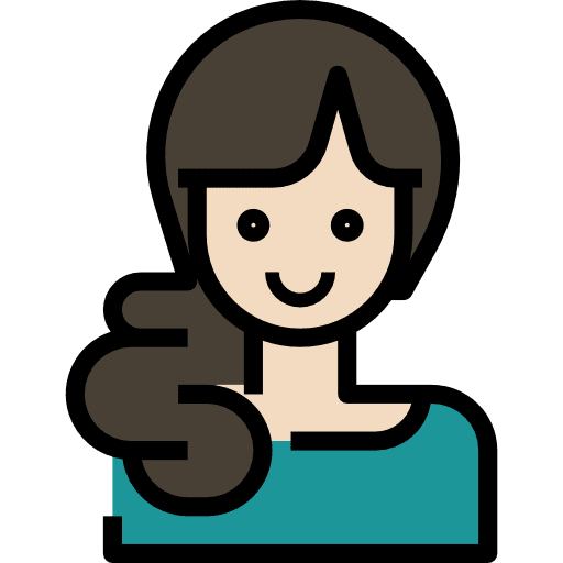 Woman avatar white man user icon