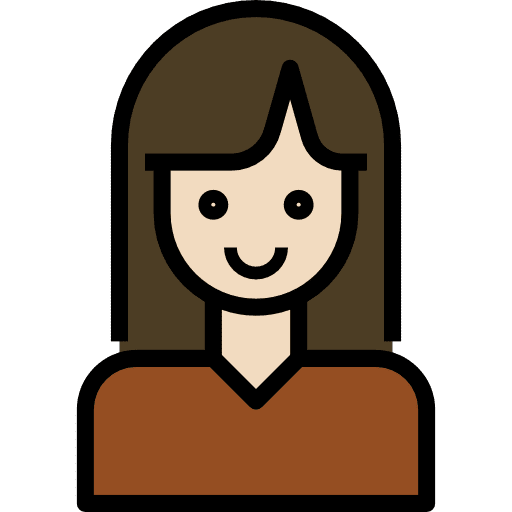 Woman social user profile icon