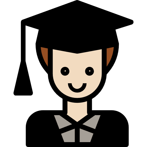 Graduate user people avatar icon
