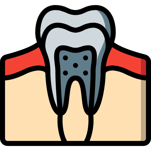 Tooth health care medical dentist icon