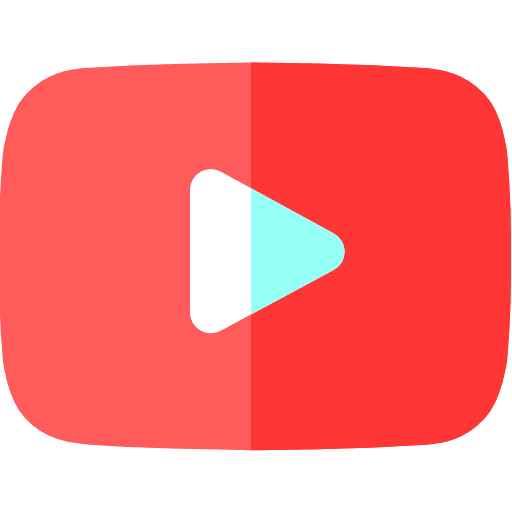 Youtube logo social media brands and logotypes icon