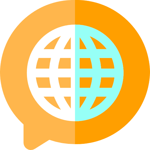 Chat networking speech bubble communication icon