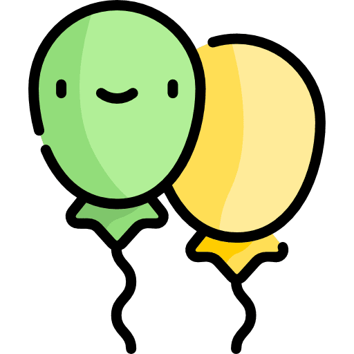 Balloon party birthday and party balloon icon