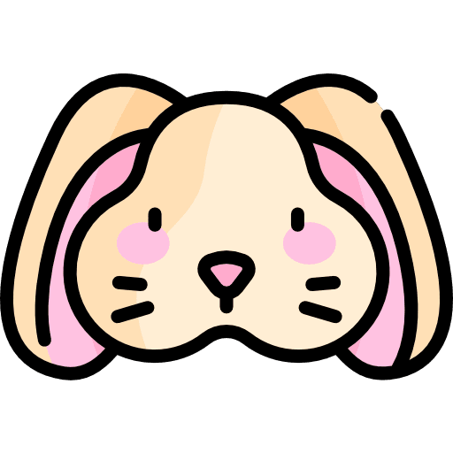 Bunny rabbit mammal animals icon