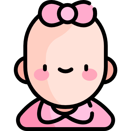 Baby girl people girls baby girl icon