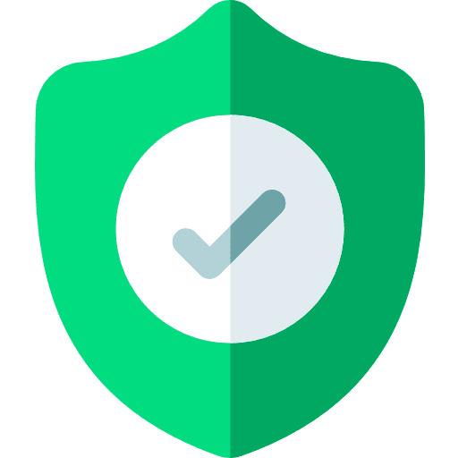 Shield protected safe box locker icon