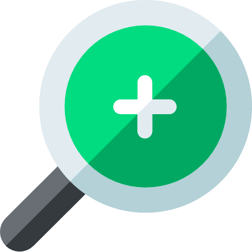 Add plus zoom zooming icon