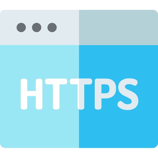 Https internet seo and web interface icon