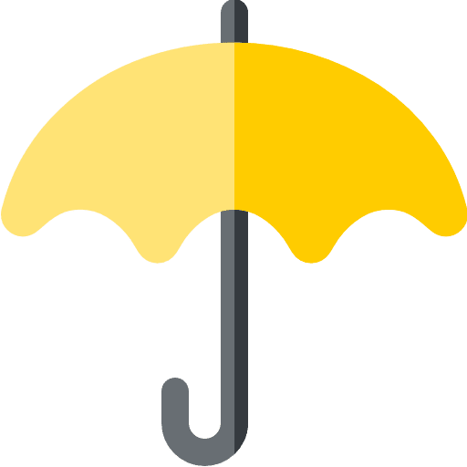 Umbrella rainy umbrellas rain icon