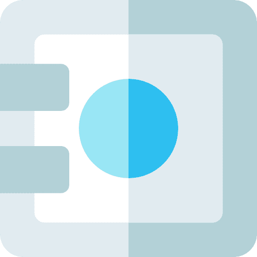 Safebox open business security icon