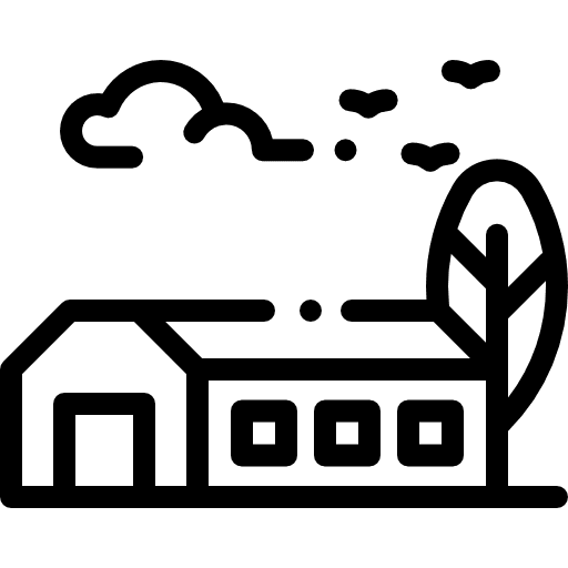 Factory building powerplant company icon