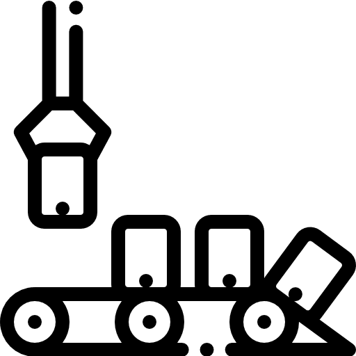 Manufacturing production manufacturing electronics icon