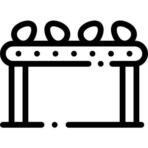 Mass production production machine mass icon