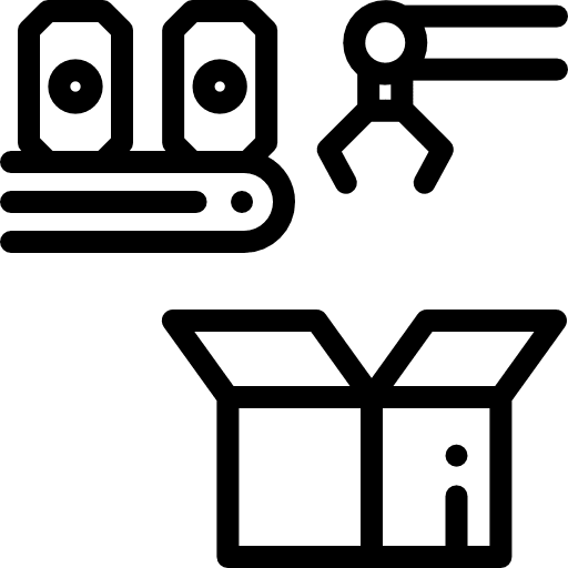 Process technology logistics industry icon