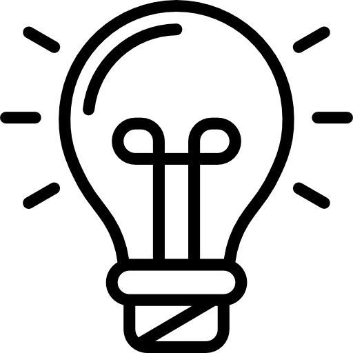 Idea electricity illumination electronics icon