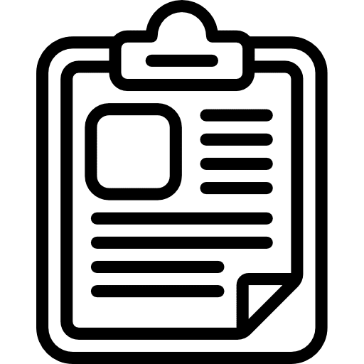 Clipboard clipboard files and folders statistics icon