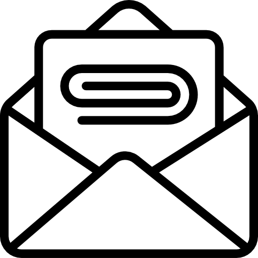 Email attach attachments attached icon