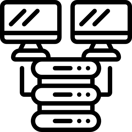 Server storage server database icon