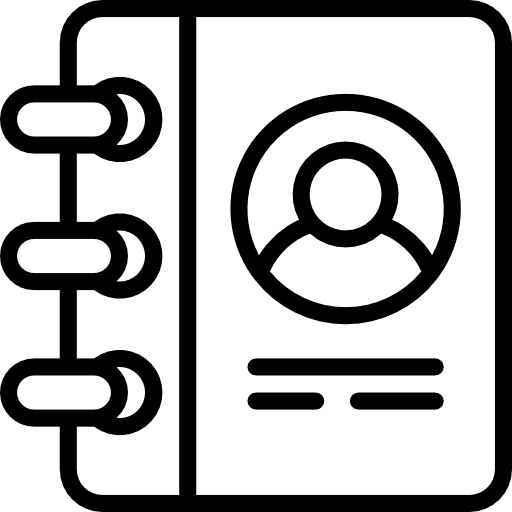 Agenda bookmark agenda notebook icon