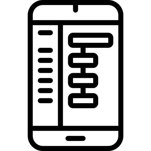 App smartphone shopping mobile icon