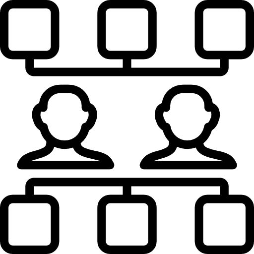 Workflow hierarchical structure communications workflow icon