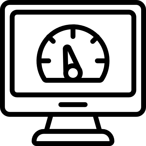 Dashboard communications dashboard business and finance icon